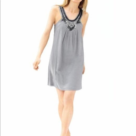 Banana Republic Dresses & Skirts - NWT Banana Republic Beaded Bib Shift Dress H404